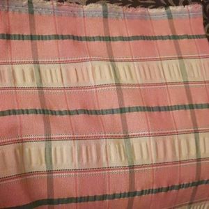 6 yds. Indoor/outdoor plaid fabric